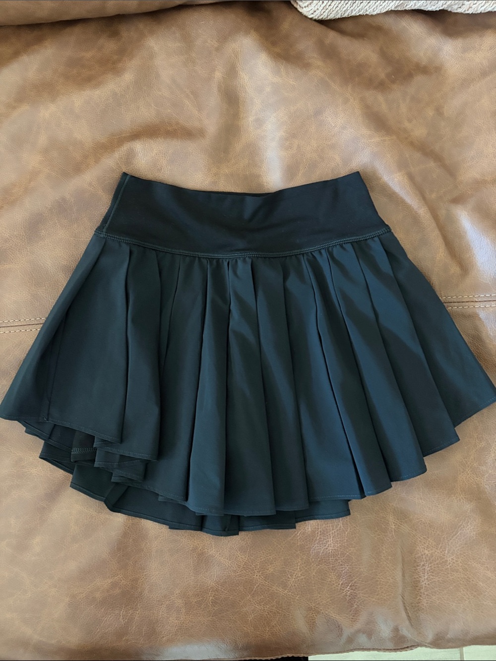 aerie Black Circle Skater Skirt
